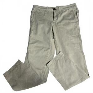 Anthropologie Relaxed Khaki Tan Chino Wms size 27. Preppy Utility Clean Girl